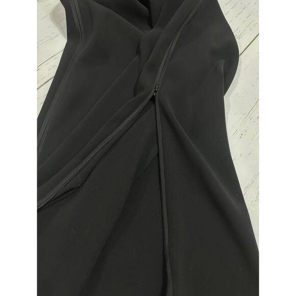 TAHARI Women's Y2K Evening Spaghetti Strap Maxi Dress 8 Square Neck Side Zippers - Picture 8 of 11